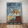 Bengal Cat Aquarium Store Canvas