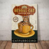 Bengal Cat Coffee Company Canvas