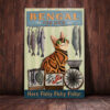 Bengal Cat Fish Shop Canvas