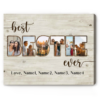 Best Bestie Ever Custom Picture Collage Canvas, Personalized Friendship Gifts, Bestie Canvas, Bestie Gift Ideas, Birthday Gifts For Friends – Best Personalized Gifts For Everyone