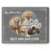 Best Dog Ever Personalized Picture Canvas, Custom Gifts For Fur Dad, Unique Dog Dad Gifts, Perfect Gifts For Pet Owner – Best Personalized Gifts For Everyone