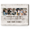 Bestie Custom Picture Collage Canvas Print, Bestie Birthday Gifts, Personalized Best Friend Gifts, Friendship Isn’t A Big Thing – Best Personalized Gifts For Everyone