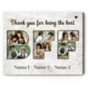 Bff Picture Collage, Best Friend Gift Personalized, Bff Birthday Gift, Photo Gift For Bff Canvas
