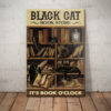 Black Cat Book Store Canvas