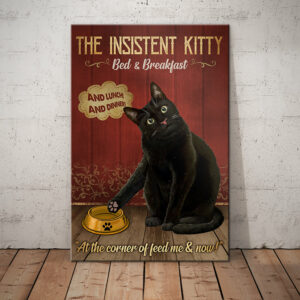 Black Cat Canvas
