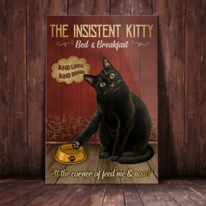 Black Cat Canvas