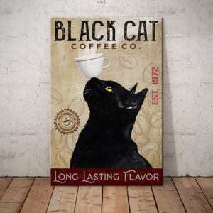 Black Cat Coffee Company Canvas