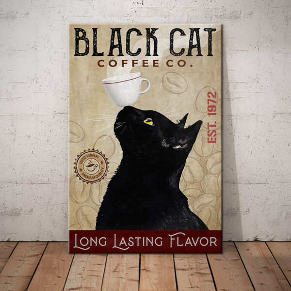 Black Cat Coffee Company Canvas