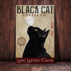 Black Cat Coffee Company Canvas