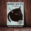 Black Cat Dry Food Company Canvas