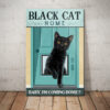 Black Cat Home Canvas