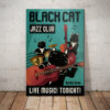 Black Cat Jazz Club Canvas