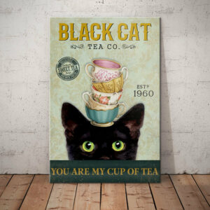 Black Cat Tea Company Canvas