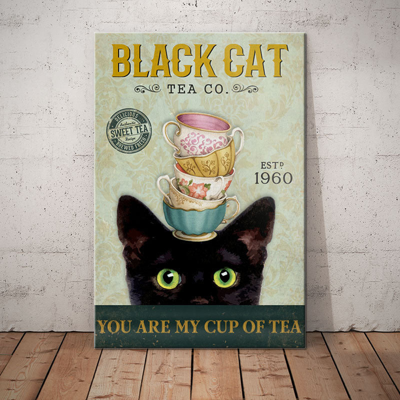 Black Cat Tea Company Canvas Black Cat Tea Company Canvas