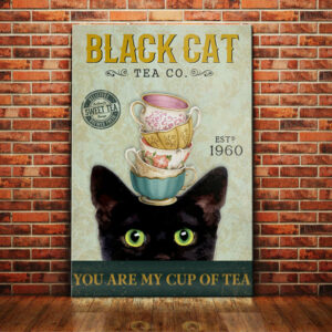 Black Cat Tea Company Canvas