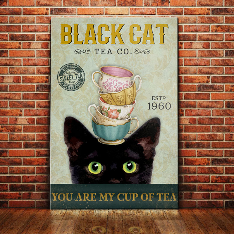 Black Cat Tea Company Canvas Black Cat Tea Company Canvas