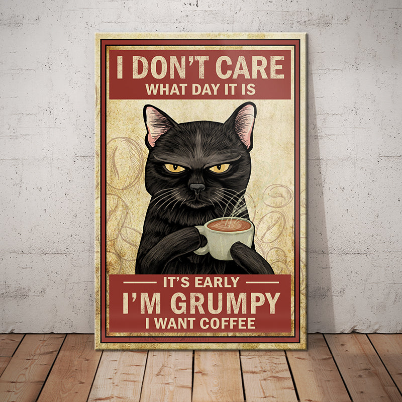 Black Cat Vintage Canvas Black Cat Vintage Canvas
