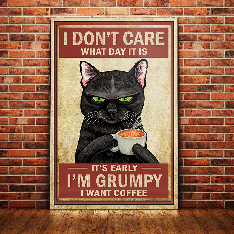 Black Cat Vintage Canvas Black Cat Vintage Canvas