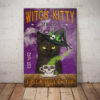 Black Cat Witch Tea Company Canvas