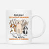 Bonjour Serviteur Humain Votre Petit Seigneur A Poils – Cadeau Personnalise  Mug pour Amoureux des Animaux