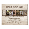 Boss Man Gift, Boss Gifts For Men, Best Boss Gift Ideas 2024 Boss Day, Leaving Retirement Gifts For Boss, Boss Man Canvas Print – Best Personalized Gifts For Everyone