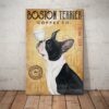 Boston Terrier Coffee Company Canvas