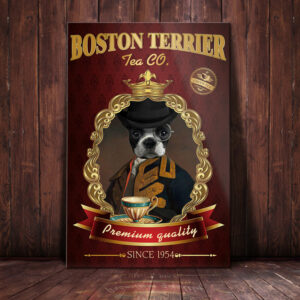Boston Terrier Tea Company Canvas