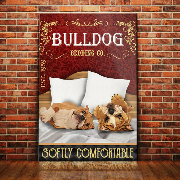 Bulldog Bedding Company Canvas
