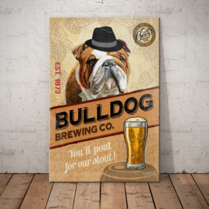 Bulldog Brewing Company Canvas