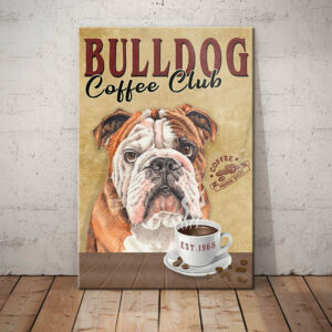 Bulldog Coffee Club Canvas