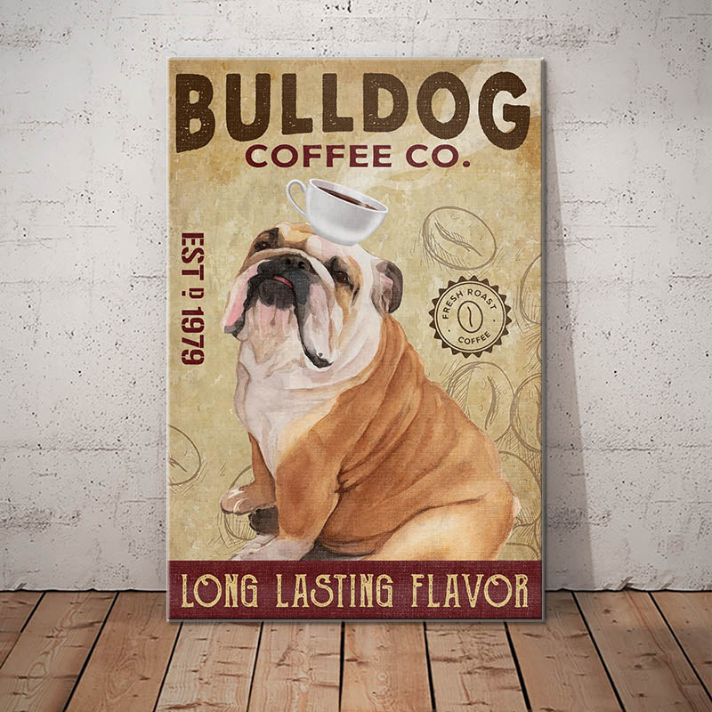 Bulldog Coffee Company Canvas Bulldog Coffee Company Canvas