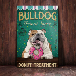 Bulldog Donut Store Cavnas