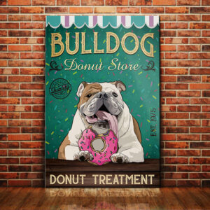 Bulldog Donut Store Cavnas