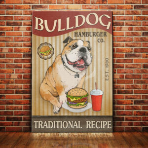 Bulldog Hamburger Company Canvas
