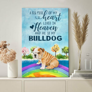 Bulldog Memorial Canvas