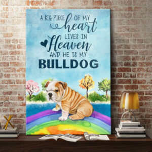 Bulldog Memorial Canvas