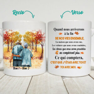 Cadeau Personnalise  Mug pour MamieMamanPapiPapa