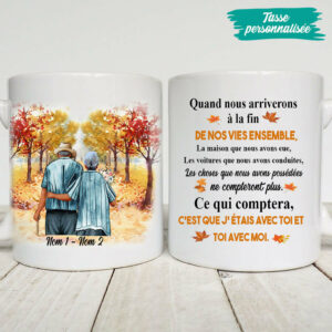 Cadeau Personnalise  Mug pour MamieMamanPapiPapa