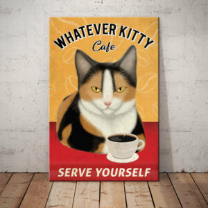 Calico Cat Coffee Company Canvas