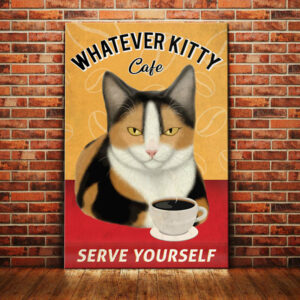 Calico Cat Coffee Company Canvas