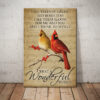 Cardinal Couple Canvas