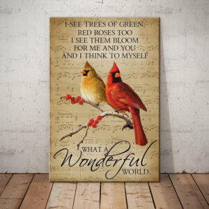Cardinal Couple Canvas