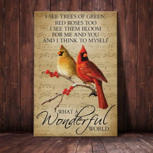 Cardinal Couple Canvas