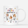 Ce Papa Appartient A Version Petite Fleur – Cadeau Personnalise  Mug pour Homme