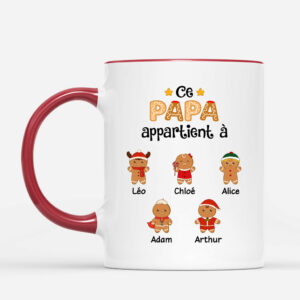Ce Papi Appartient A – Cadeau Personnalise Mug pour Papa Papi Noel