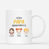 Ce Papi Appartient A – Cadeau Personnalise  Mug pour Papi Papa