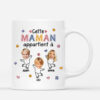 Cette Maman Appartient A Version Petite Fleur – Cadeau Personnalise  Mug pour Femme