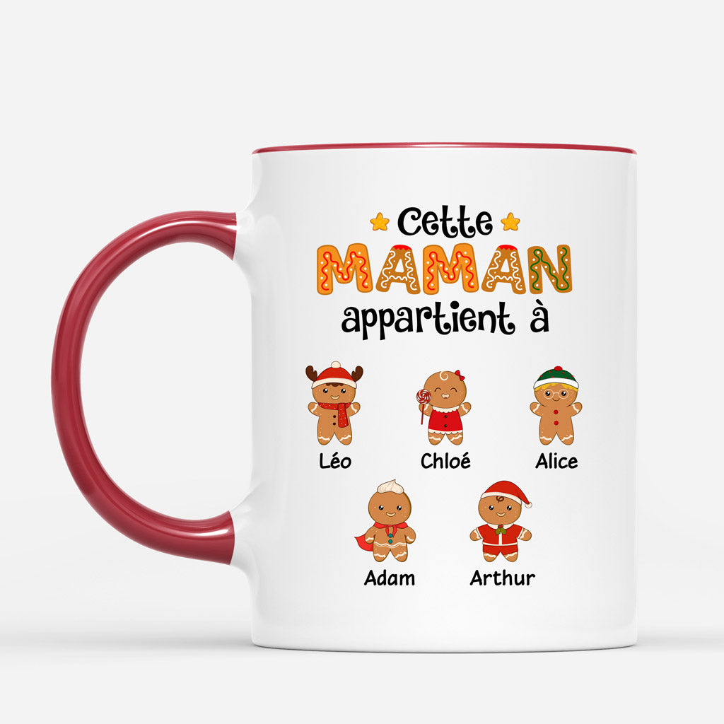 Cette Mamie Appartient A - Cadeau Personnalise Mug pour Mamie Maman Noel Cette Mamie Appartient A - Cadeau Personnalise Mug pour Mamie Maman Noel