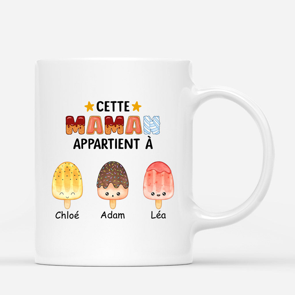 Cette MamieMaman Appartient A - Cadeau Personnalise Mug pour Maman Mamie Cette MamieMaman Appartient A - Cadeau Personnalise Mug pour Maman Mamie