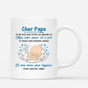 Cher Papa – Cadeau Personnalise  Mug Pour Homme